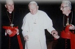 kardynał tomko z Janem pawłem drugim